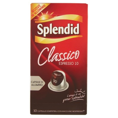 Caffè Espresso Classico Splendid - 10 Capsule 52 g
