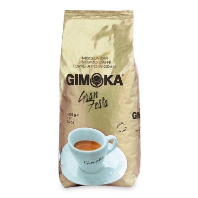 Caffè Finissimo Miscela Bar Torrefatto in Grani Gran Festa Gimoka - confezione da 1000 g