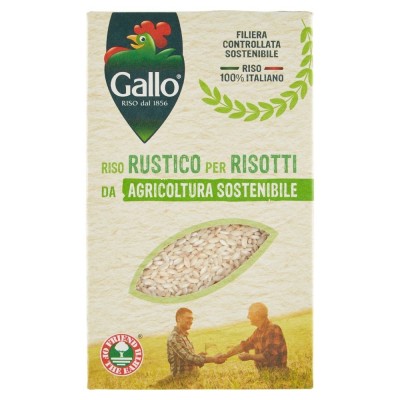 Riso Rustico per Risotti da Agricoltura Sostenibile Gallo - 850 g