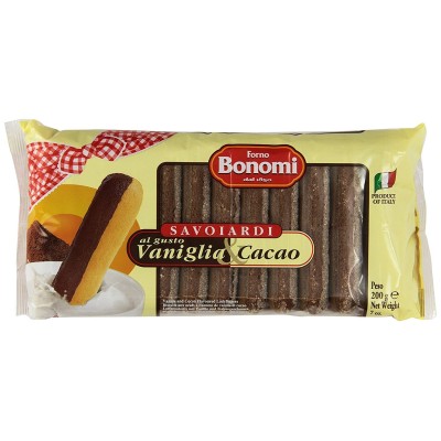 Biscotti  Savoiardi Vaniglia Cacao  Bonomi - 200 g