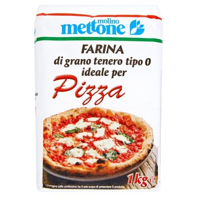 Farina di Grano Tenero "0" per Pizza Molino Mettone - 1 Kg
