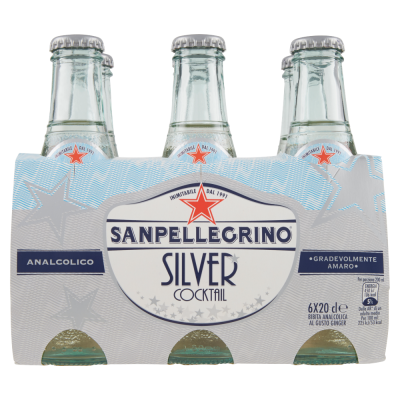 Silver Cocktail Vetro San Pellegrino - 6 x 200 ml