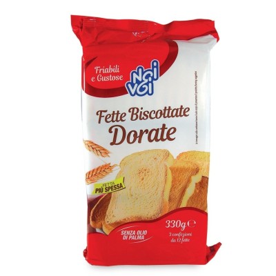 Fette Biscottate Dorate Noi&Voi - 330 g