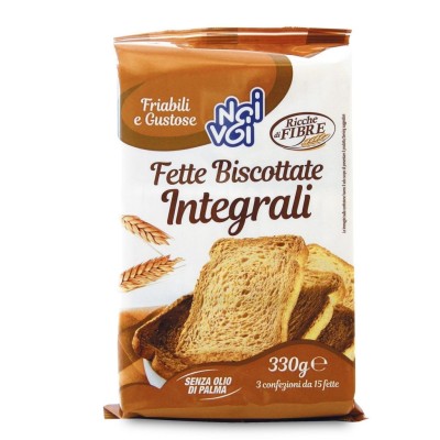 Fette Biscottate Integrali Noi&Voi - 330 g