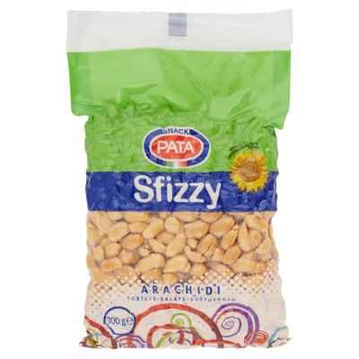 Arachidi Tostate,Salate Sottovuoto Sfizzy Pata - 300 g