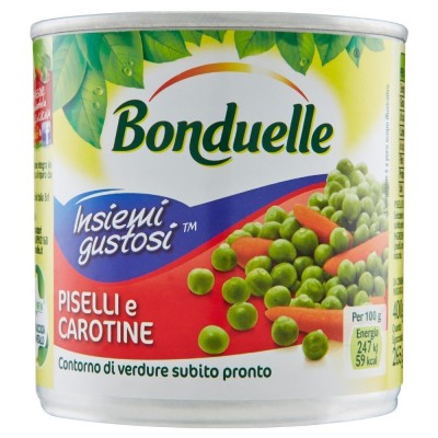 Insiemi Gustosi Piselli con Carotine Bonduelle - 400 g