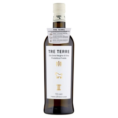 Olio Extra Vergine di Oliva Prodotto a Freddo Tre Terre Fabbri - 750 ML