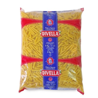 Pasta  Penne Ziti Rigate Divella - confezione da 5000 g
