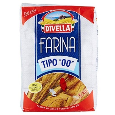 Farina di Grano Tenero "00" Divella - 5000 g