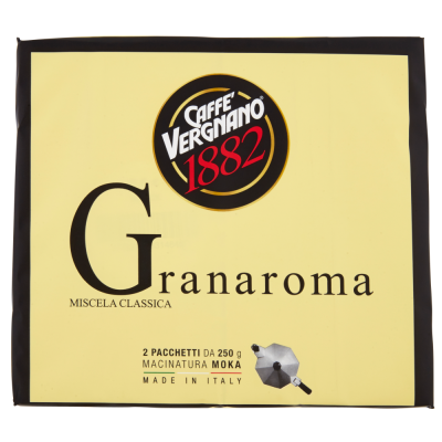 Caffè Granaroma Miscela Classica Vergnano 1882 - confezione 2 da 250 g