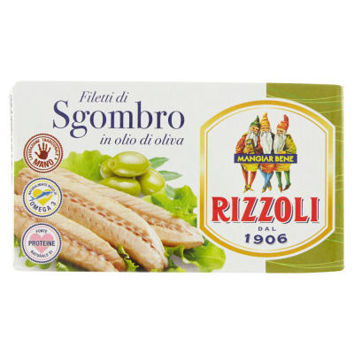 Filetti di Sgombro All' Olio di Oliva  Rizzoli - 125 g