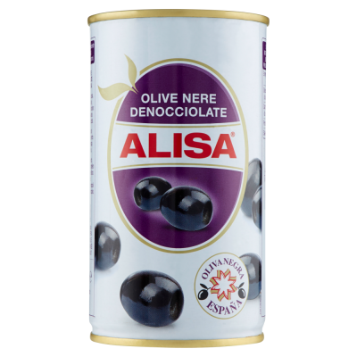 Olive Nere Denocciolate Lattina Alisa - 340 g