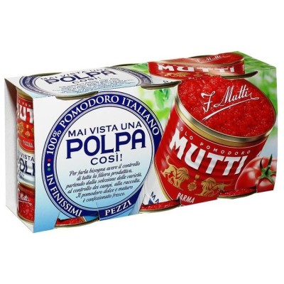 Polpa di Pomodoro Mutti - 3 x 400 g