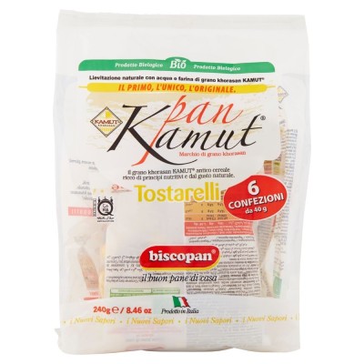 Pan Kamut Tostarelli Bio Biscopan - 6 x 40 g