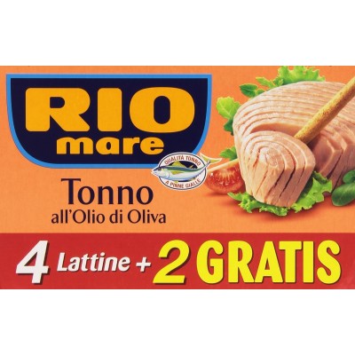 Tonno in Olio di Oliva Rio Mare - 6 X 80 g