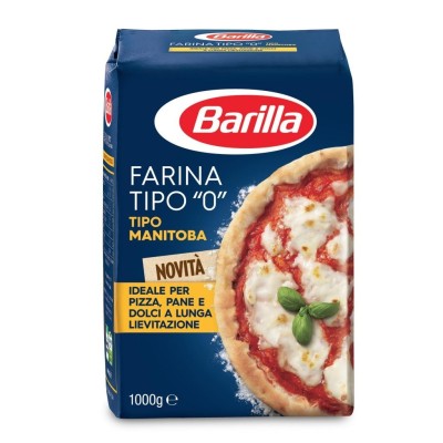 Farina di Grano Tenero Tipo "0" Manitoba Barilla - 1000 g