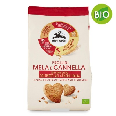 Biscotti Frollini Mela e Cannella Bio Alce Nero - 250 g