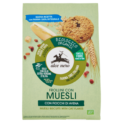 Biscotti Frollini Muesli con Fiocchi di Avena Alce Nero - 250 g