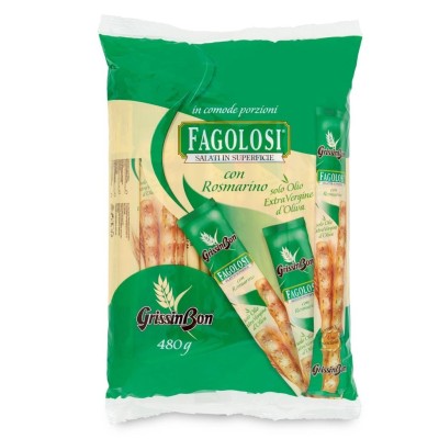 Grissini con Rosmarino Ristorante Fagolosi Grissin Bon - 480 g