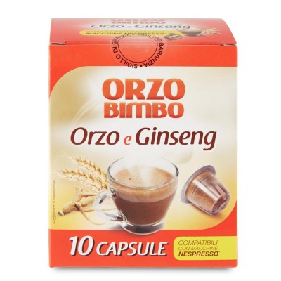 Caffè Orzo e Ginseng Orzo Bimbo - 10 Capsule 54 g