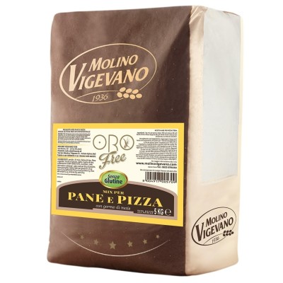 Farina Mix Pane e Pizza Oro Free Senza Glutine Molino Vigevano - 5000 g