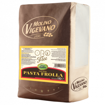 Farina Mix per Pasta Frolla Oro Free Senza Glutine Molino Vigevano - 5000 g