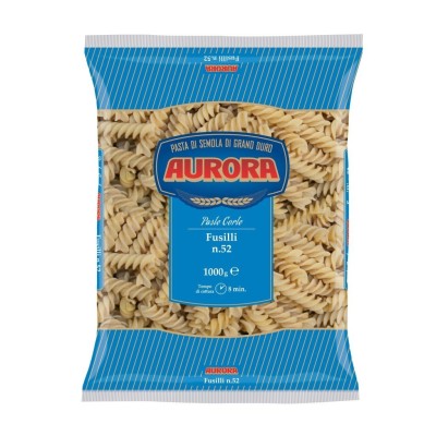 Pasta Fusilli di Semola di Grano Duro N.52 Aurora - confezione da 1000 g