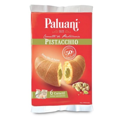Cornetti al Pistacchio Paluani 42 g x 6 - 252 g