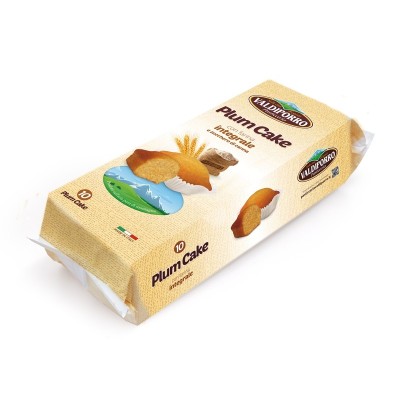 PlumCake Integrale 10 pezzi Valdiporro - 410 g