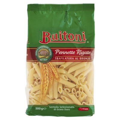 Pasta  Pennette Rigate  Buitoni - confezione da 500 g