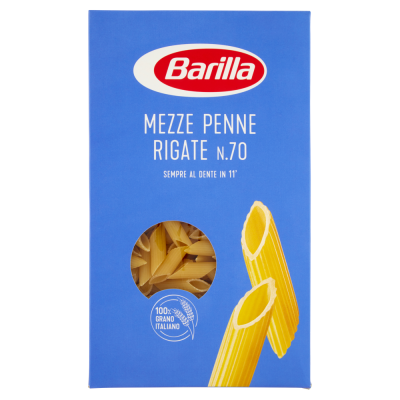 Pasta  Mezze Penne Rigate Barilla - confezione da 500 g