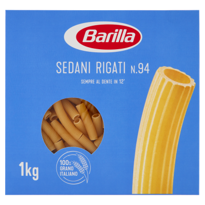 Pasta  Sedani Rigati  Barilla - confezione da 1000 g