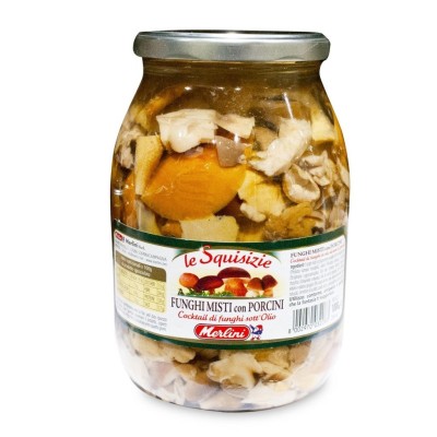 Funghi Porcini Tagliati in Olio di Oliva Merlini - 190 g