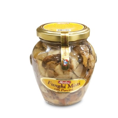 Funghi Misti con Porcini in Olio di Semi Merlini - 290 g