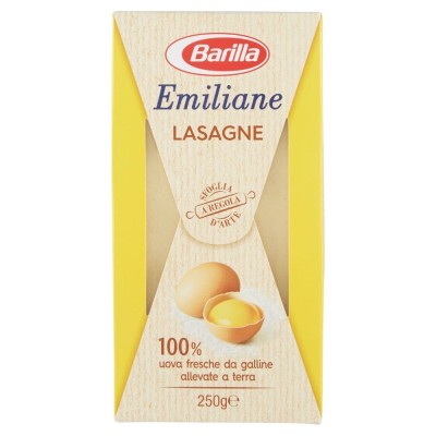 Pasta  Emiliane  Lasagne  all'uovo Barilla - confezione da 250 g