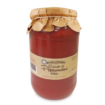Estratto di Peperoncino Dolce in Olio di Girasole Delizie della Calabria  - 950 g