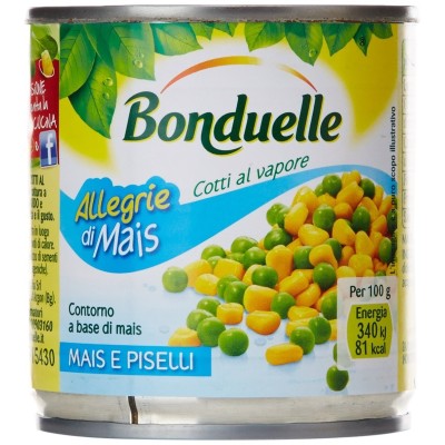 Mais e Piselli  Bonduelle - 3 x 170 g 