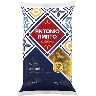 Pasta  Gemelli Amato - confezione da 500 g