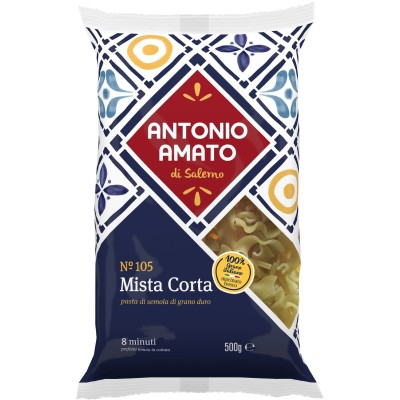 Pasta  Mista Corta Amato - confezione da 500 g