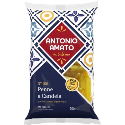 Pasta  Penne a Candela Amato - confezione da 500 g