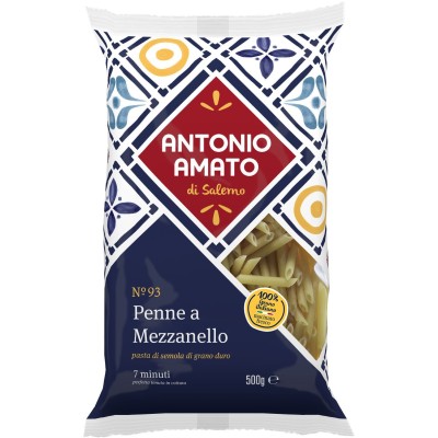 Pasta  Penne a Mezzanello Amato - confezione da 500 g