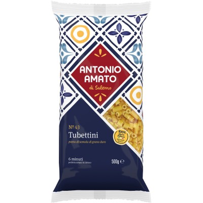 Pasta  Tubettini Amato - confezione da 500 g