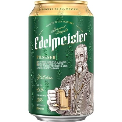 Birra  Pilsner Puro Malto Edelmeister - 33 cl