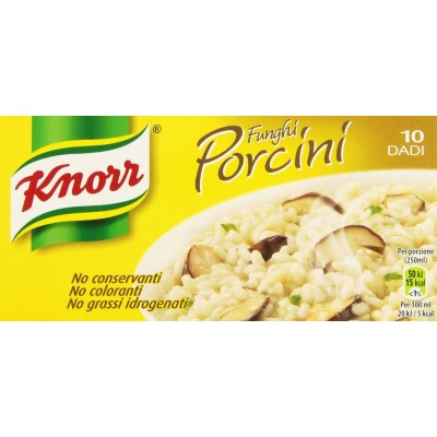 Dado Ai Funghi Porcini  Knorr - 10 cubetti 100 g