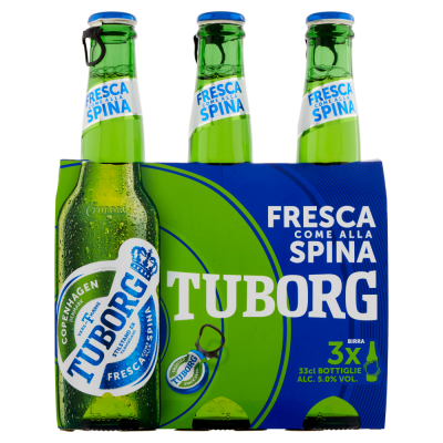 Birra Tuborg  - 3 x 33 cl