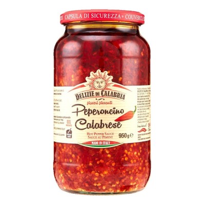 Peperoncino Calabrese Tritato in Olio di Girasole Delizie della Calabria  - 950 g
