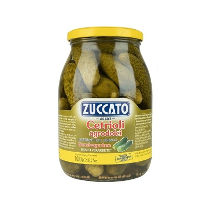 Cetrioli Agrodolci Zuccato - 1000 g