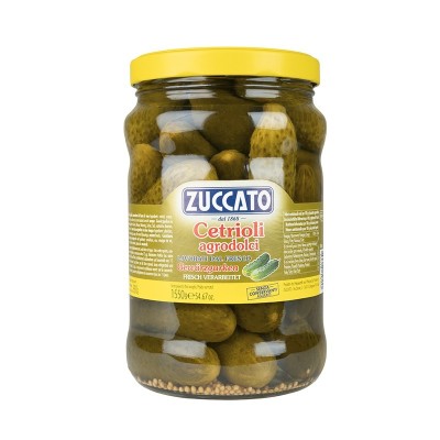 Cetrioli Agrodolci Zuccato - 1550 g