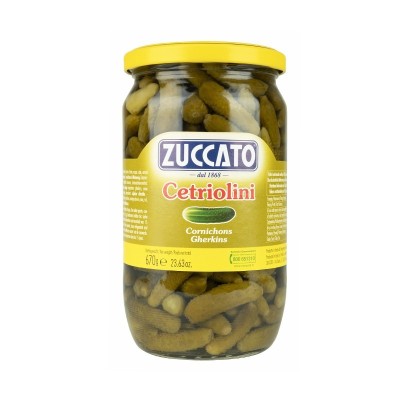 Cetriolini in Aceto Zuccato - 670 g