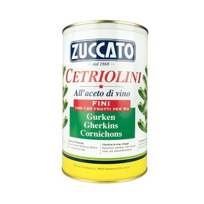 Cetriolini in Aceto Zuccato - 4000 g